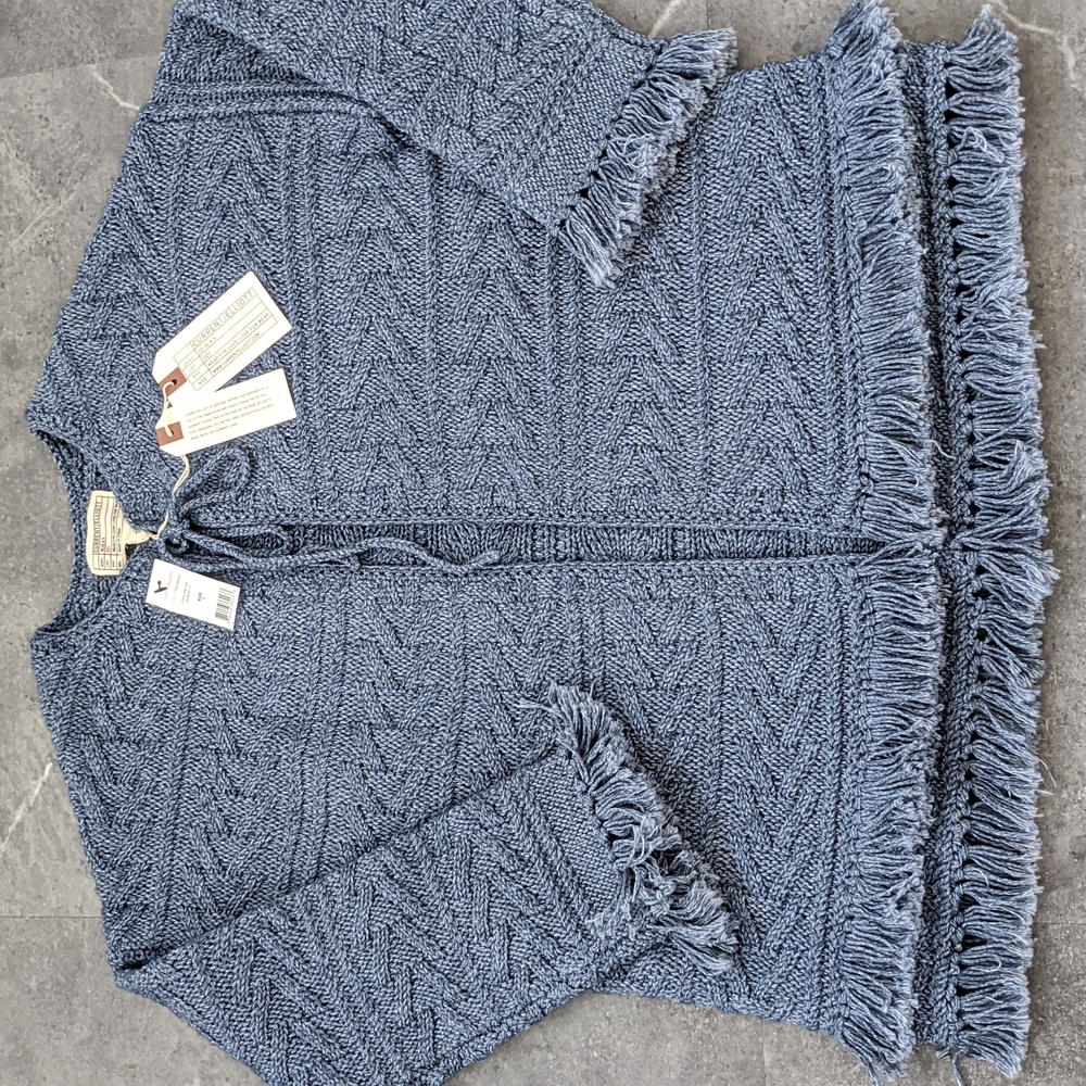 🎊HP🎊❄️$348 Current/Elliott Cable Fringe Sweater - Picture 7 of 9